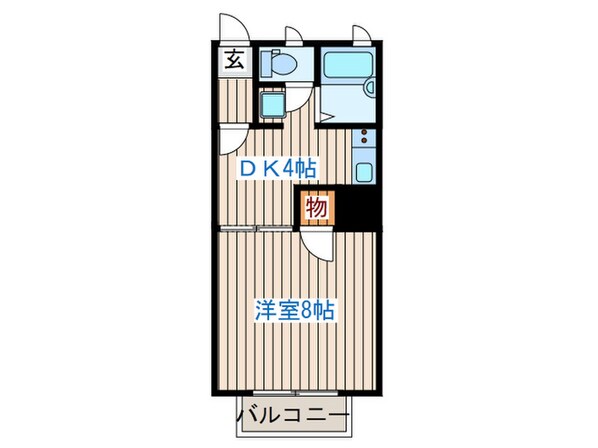 ハイツ泉キャンパスの物件間取画像